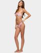 EDIKTED Meris Abstract Bandeau Bikini Top image number 4