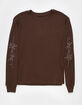HOURS OF OPERATION Infinity Mens Long Sleeve Waffle Knit Shirt image number 4