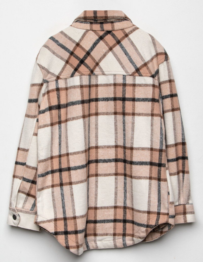 RSQ Girls Oversized Plaid Shacket image number 1