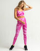 FREE PEOPLE FP Movement Good Karma Tie Dye Pink Astor Bra image number 4