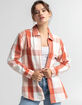 RVCA Decades Womens Zip Flannel image number 1