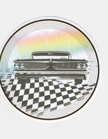 Vintage Car Sticker Alternative Image