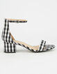 CITY CLASSIFIED Weekend Black & White Womens Heeled Sandals image number 2