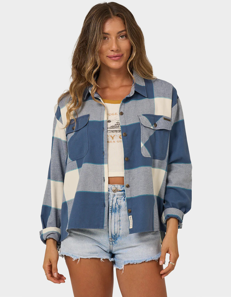 SALTY CREW Nomad Womens Crop Flannel image number 0
