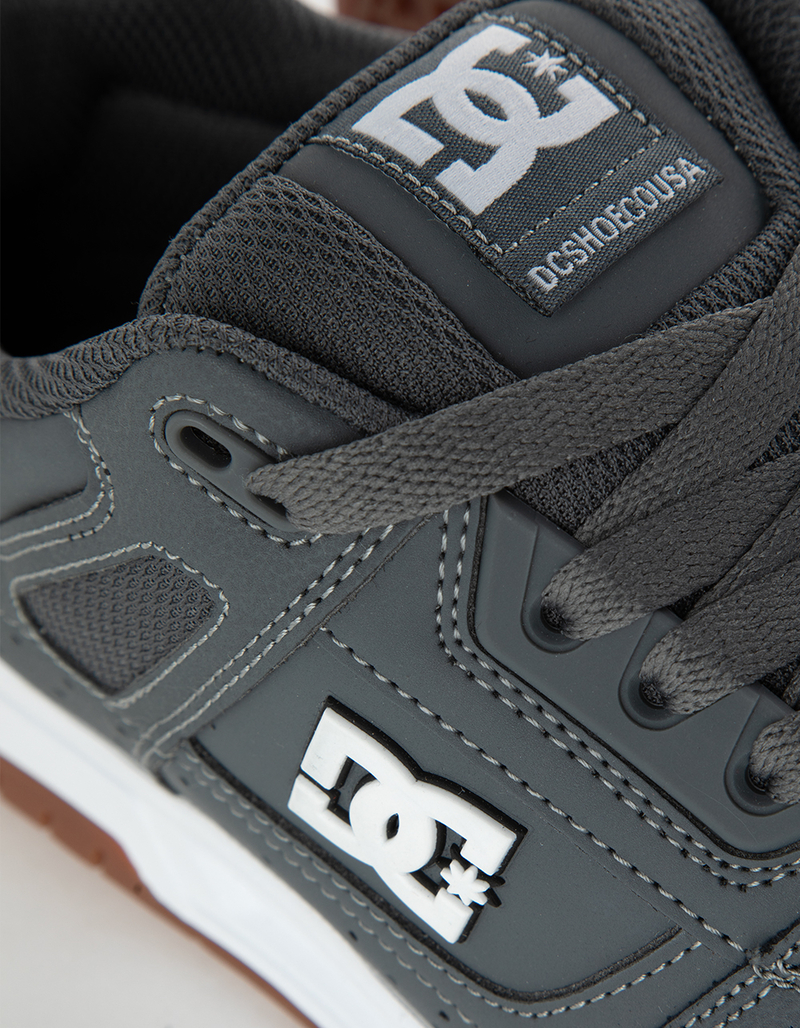 DC SHOES Stag Mens Shoes GRAY/WHITE Tillys