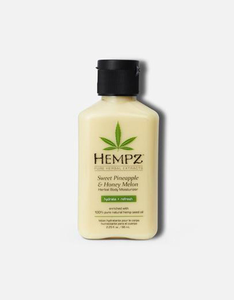 HEMPZ Travel Size Sweet Pineapple & Honey Melon Body Moisturizer image number 0