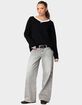 EDIKTED Magda Low Rise Acid Wash Jeans image number 4