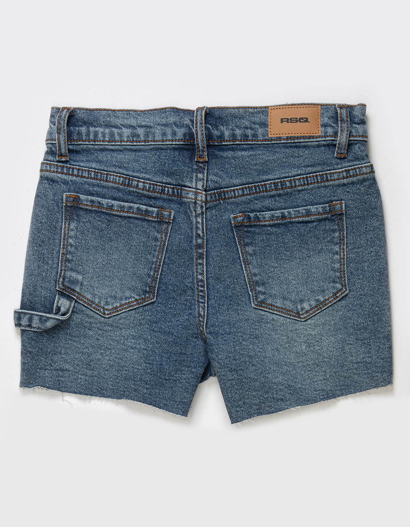 RSQ Girls Denim Carpenter Shorts image number 1