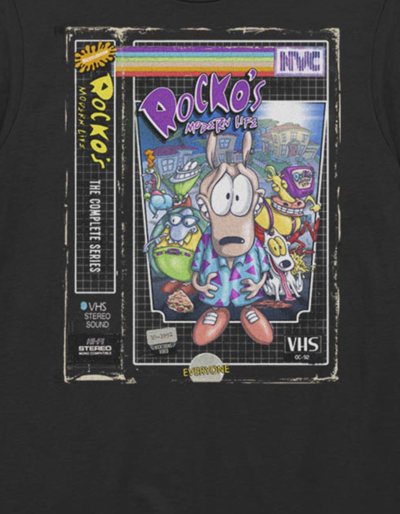 NICKELODEON Rocko's Modern Life Modern VHS Unisex Tee image number 1