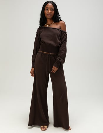 NECTAR CLOTHING Womens Wide Leg Sweatpants Primary Image