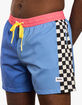 DUVIN Beachside Checker Mens Boardshorts image number 2