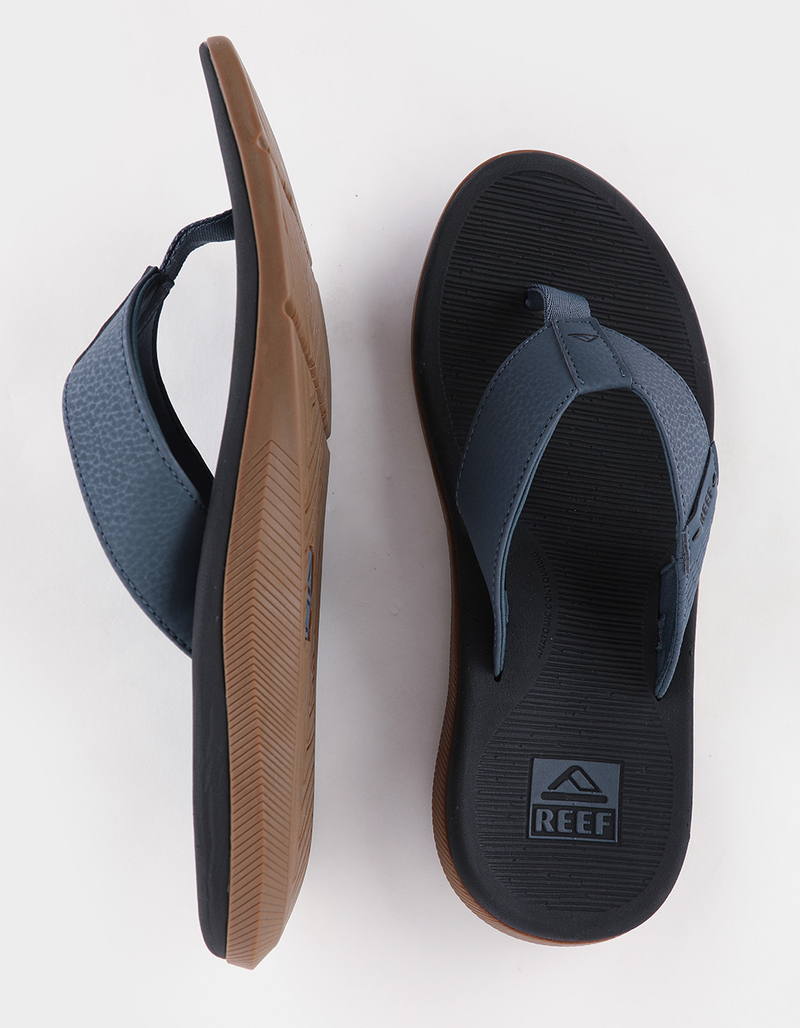 Reef Santa Ana Men's Sandals - Arch Support Flip Flops With Jersey Lining & Rubber Outsole