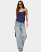 EDIKTED Michal Eyelet Babydoll Tank Top image number 5