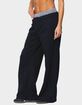 EDIKTED Gingham Boxer Detail Sweatpants image number 3