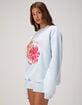 HAPPY CAMP3R Sun Soaked Womens Crewneck Sweatshirt image number 3