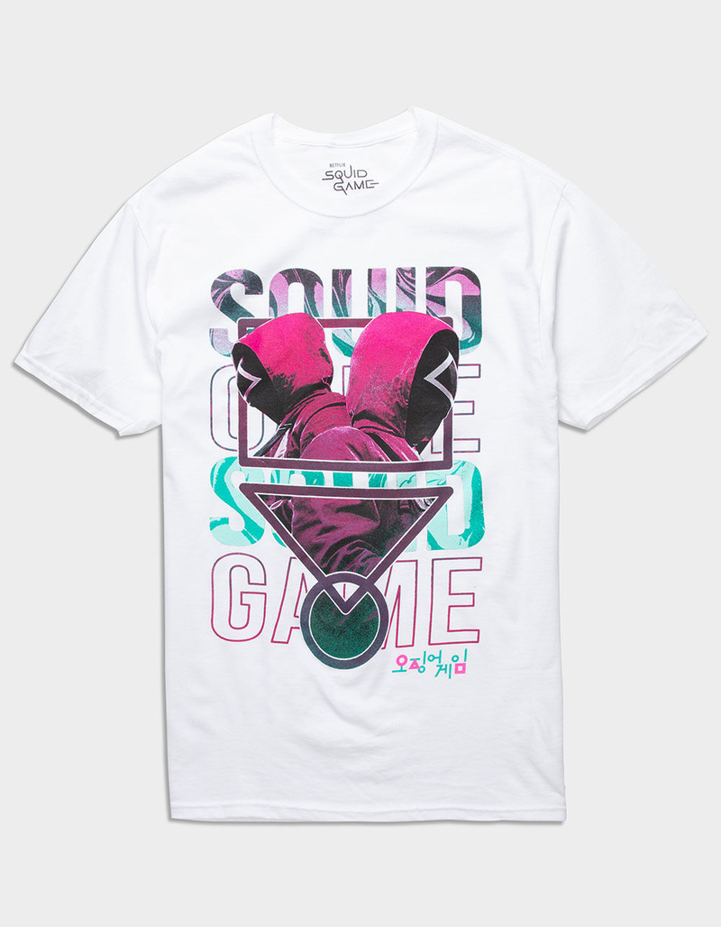 SQUID GAME Symbol Stack Mens Tee image number 0