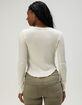 BILLABONG My Henley Womens Long Sleeve Top image number 4