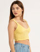 GENERATION K Crochet Tie Back Womens Top image number 3