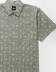 RSQ Mens Ditsy Print Poplin Button Up Shirt image number 3