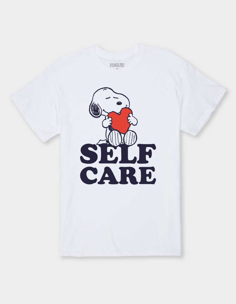 PEANUTS Self Care Snoopy Hug Unisex Tee image number 0