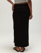 TILLYS Womens Fold Over Maxi Skirt image number 4