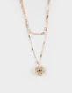 FULL TILT Layered Cross/Heart Locket Necklace image number 2