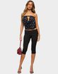 EDIKTED Jaclyn Polka Dot Mesh Strapless Top image number 5
