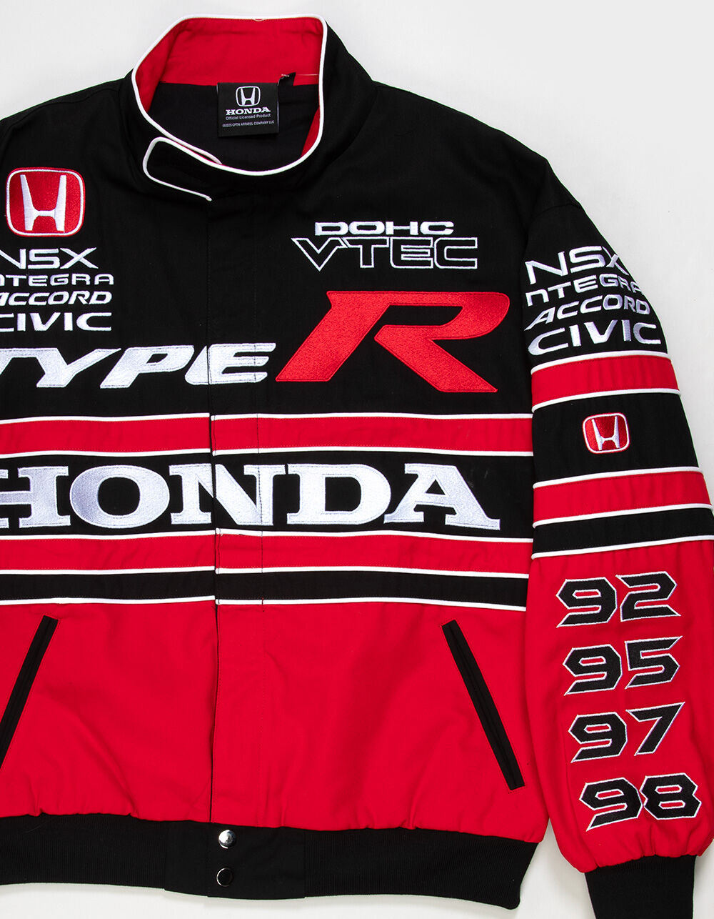 HONDA Tribute Mens Racer Jacket - BLACK COMBO | Tillys