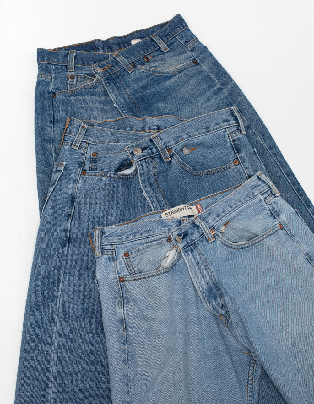 Asymmetrical Raw Hem Jeans - MEWSH 