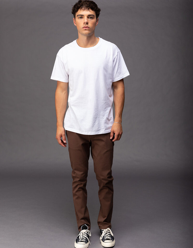 RSQ Mens Slim Taper Chino DKBRW 370153446