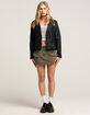 BLANK NYC Vegan Leather Moto Womens Jacket image number 4