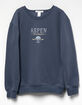FULL TILT Aspen Girls Embroidered Crewneck Sweatshirt image number 1