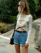 ABRAND Jeans A High Relaxed Womens Denim Shorts image number 7