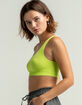 FULL TILT One Shoulder Lime Bralette image number 2