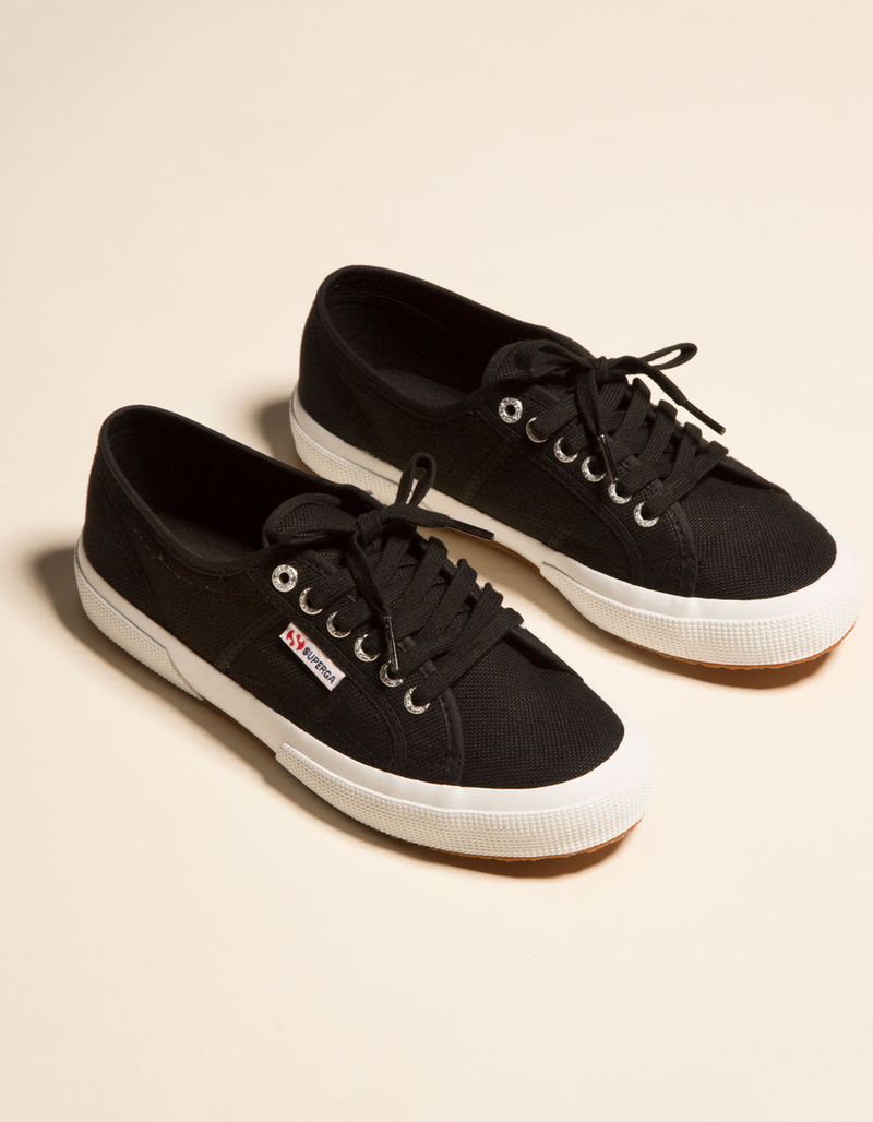 SUPERGA 2750 Cotu Classic Black & White Womens Shoes image number 0