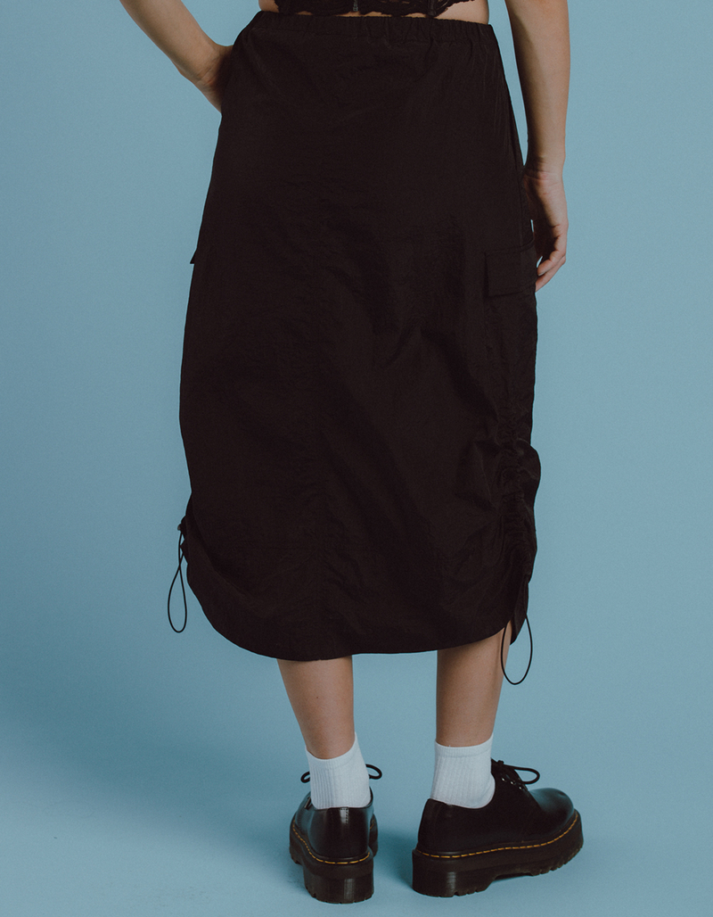 WEST OF MELROSE Drawstring Parachute Midi Skirt image number 3
