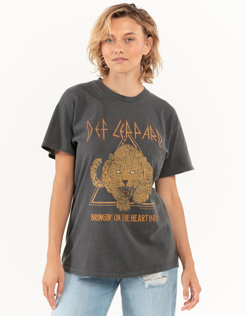 THE VINYL ICONS Def Leppard Heartbreak Womens Tee image number 0