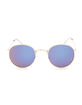 Blue Mirror Round Kids Sunglasses image number 2