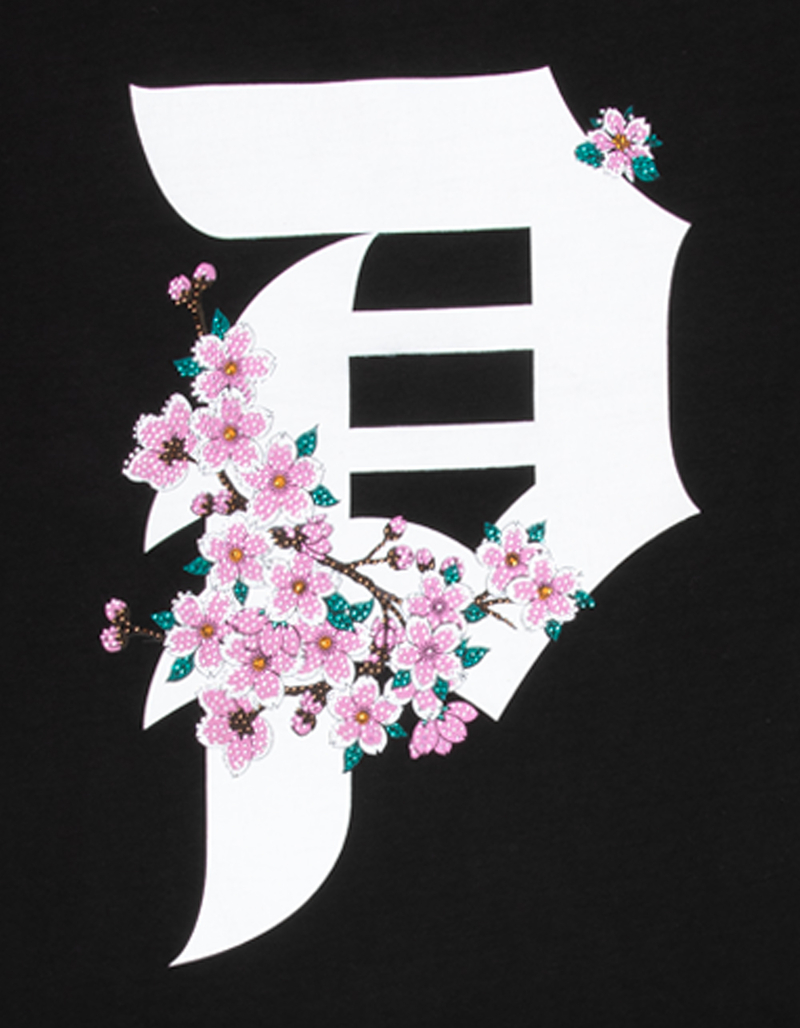 PRIMITIVE Dirty P Hanami Rhinestone Mens Tee image number 2
