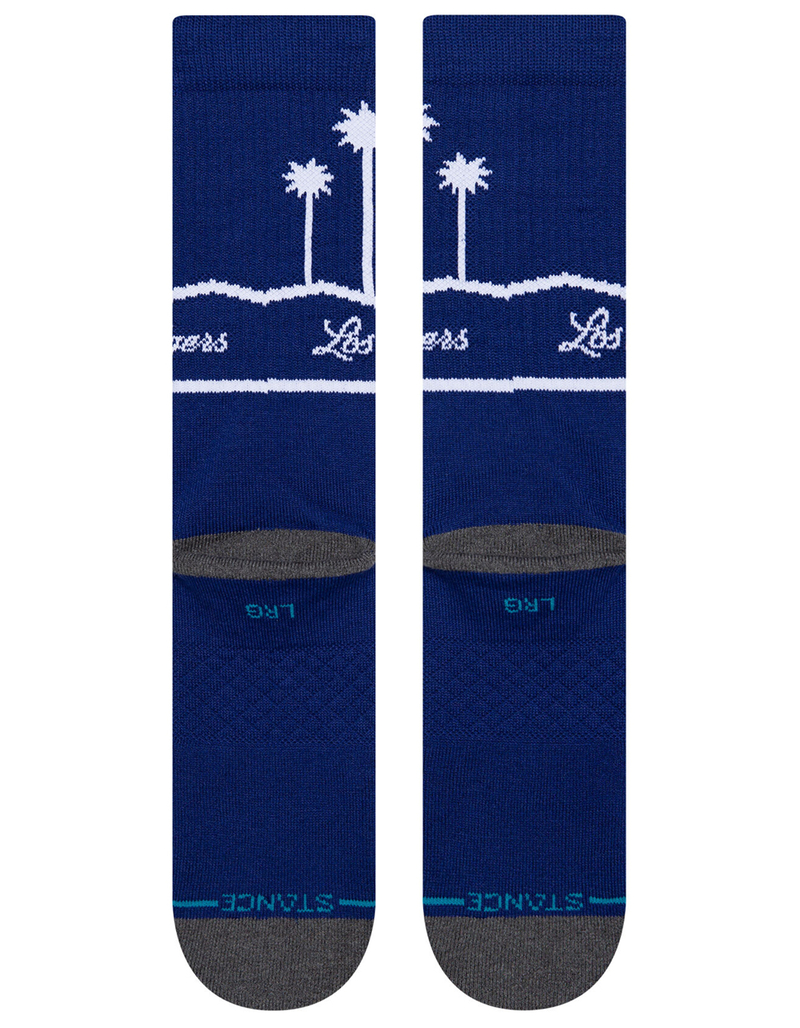 STANCE Los Angeles Dodgers Sisters Mens Crew Socks image number 2