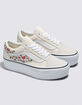 VANS Floral Embroidery Old Skool Stackform Womens Shoes image number 1