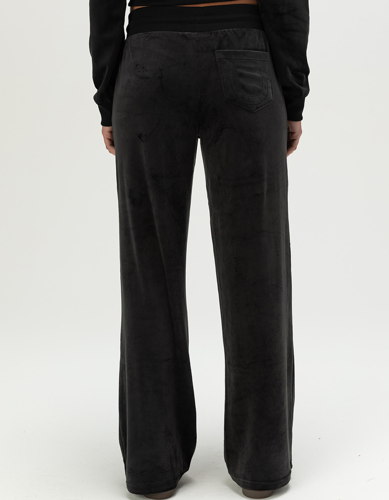 TRUE RELIGION Velour Womens Straight Leg Pants image number 3