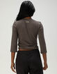 RUSTY Rikki Womens Long Sleeve V-Neck Top image number 4