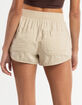 RSQ Womens Pull On Linen Shorts image number 4