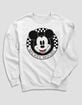 DISNEY Mickey Mouse Checkered Unisex Crewneck Sweatshirt DISNEY Mickey Mouse Checkered Unisex Crewneck Sweatshirt