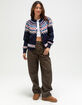 BDG Urban Outfitters Fair Isle Womens Boxy Cardigan image number 2