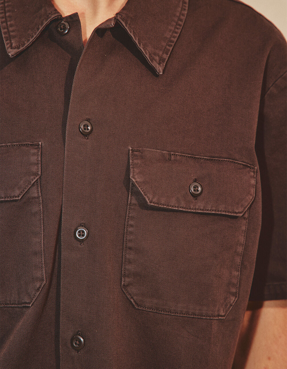 DICKIES Worn In Mens Work Shirt - BROWN | Tillys