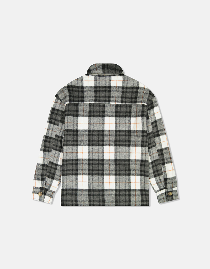 WESC Button Mens Flannel Jacket image number 1