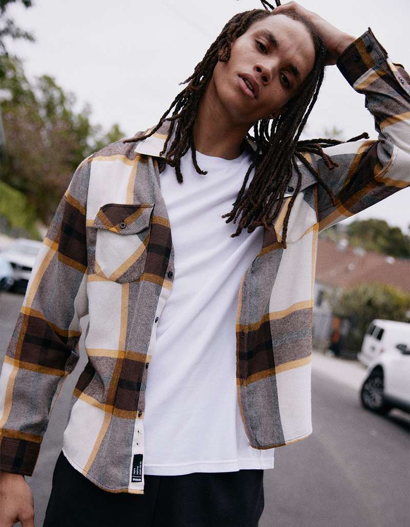 RSQ Mens Plaid Flannel image number 3