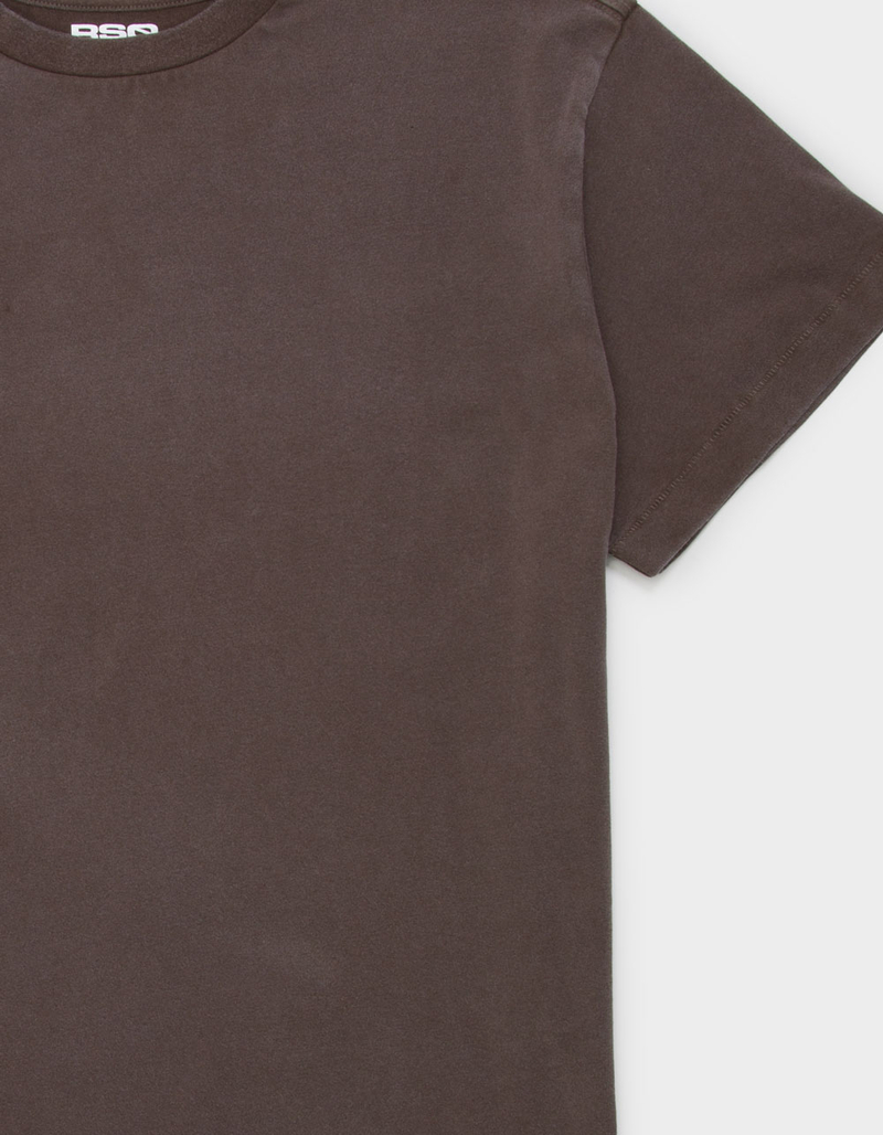 RSQ Mens Washed Shrunken Tee image number 8